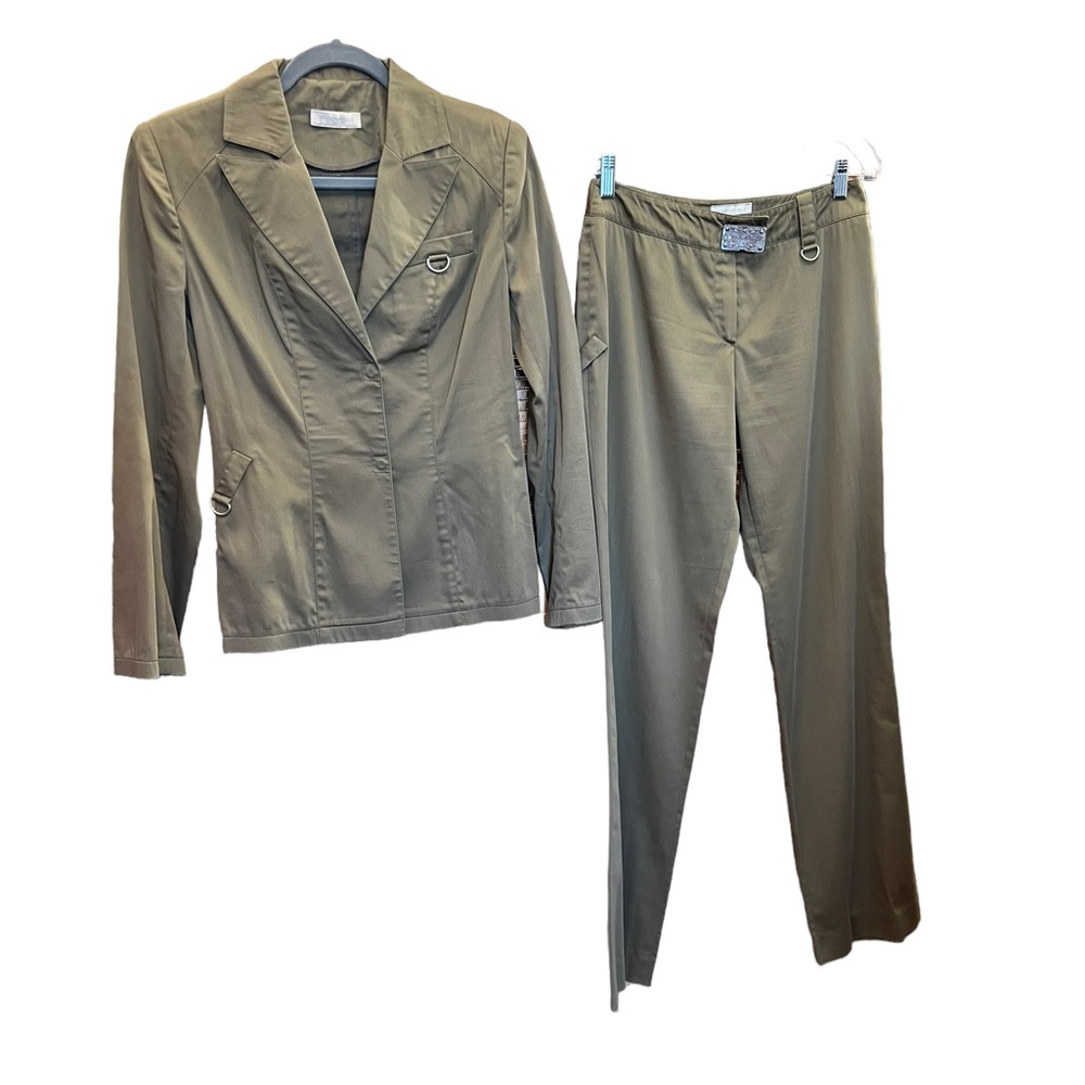 MANIGANCE French Vintage 90s Two Piece Outfit Jacket Size 36 Trousers Size 38